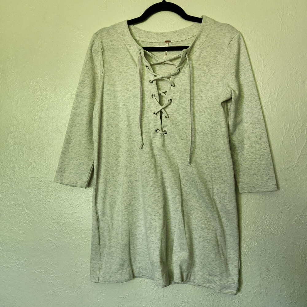 Free People Gray Tunic S
